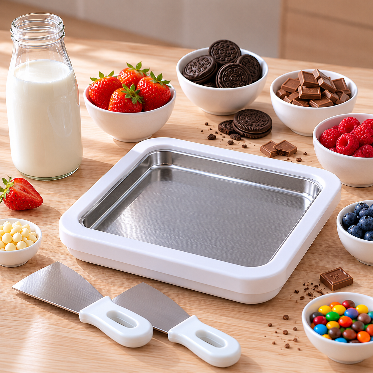 Rollyo | Plancha Para Hacer Helado Enrollado