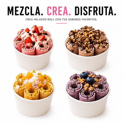 Rollyo | Plancha Para Hacer Helado Enrollado