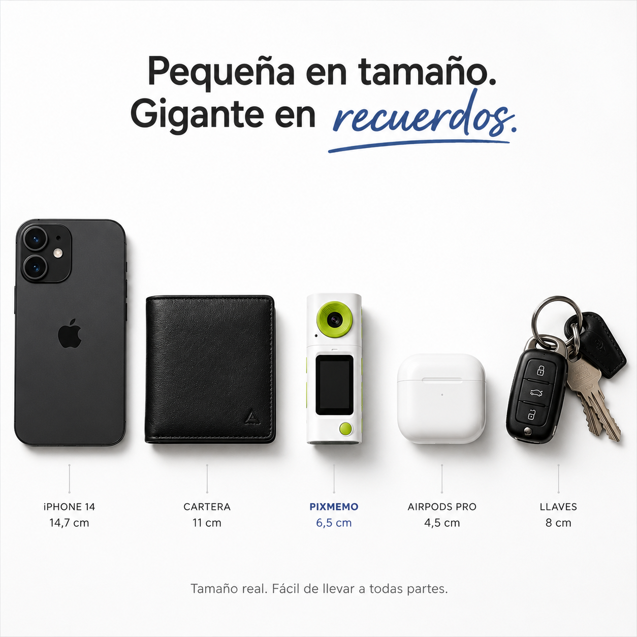 PixMemo® | Mini Cámara Llavero